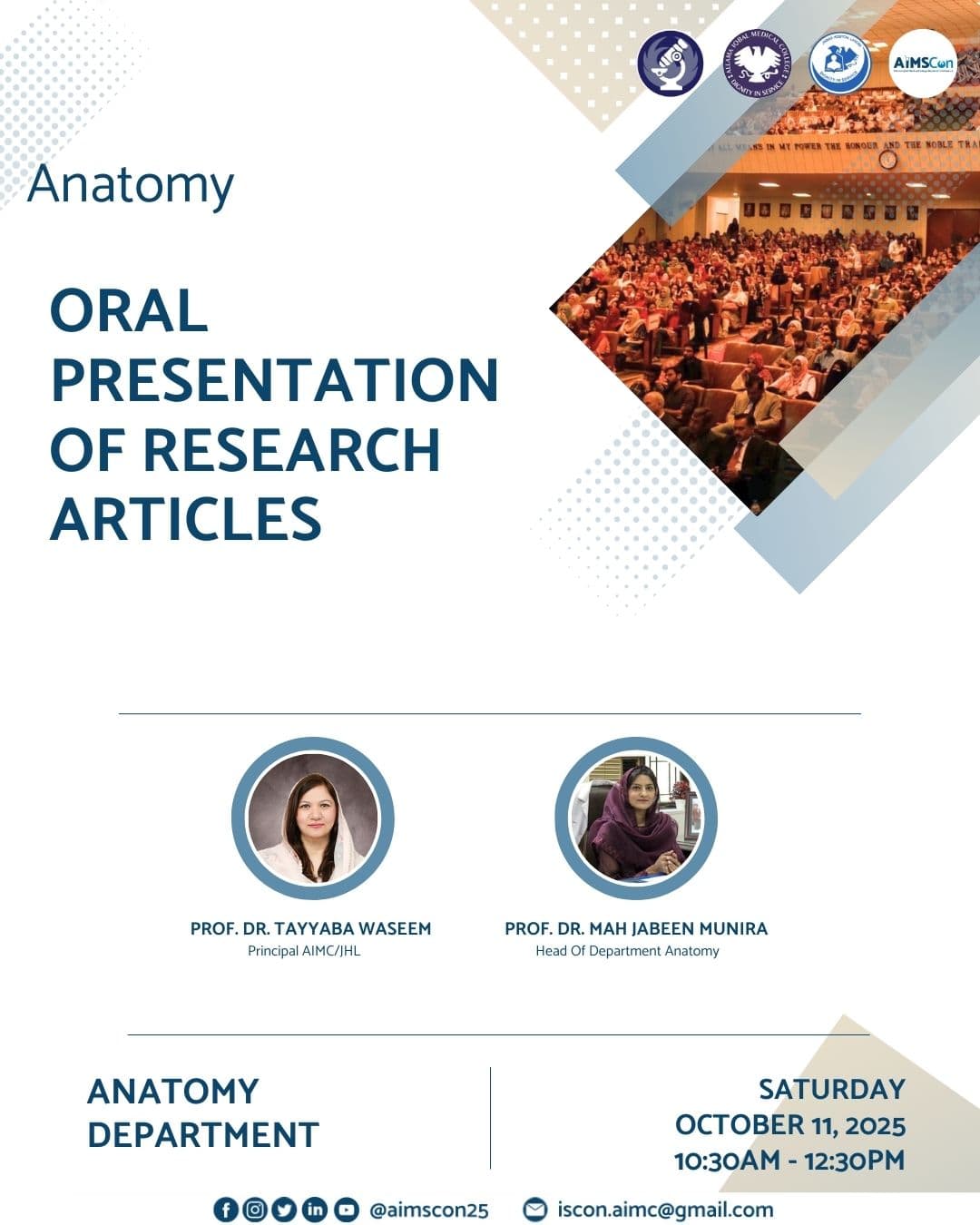 Oral Presentation Of Research Articles